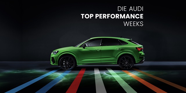 Die Audi Top Performance Weeks – Die Audi RS Lagerwagen