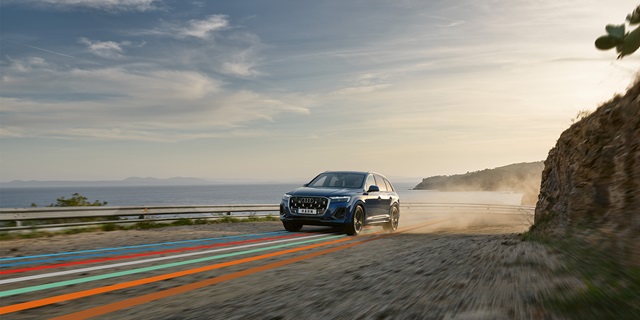 Die Audi Top-Deals bei Hahn – Audi Q7 Frontansicht fahrend