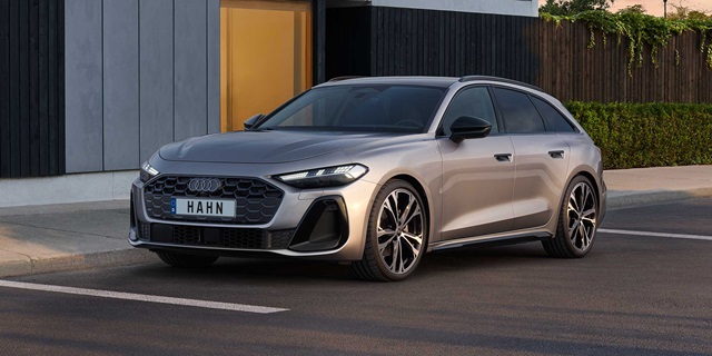 Der neue Audi A5 Avant in Front-Seitenanasicht