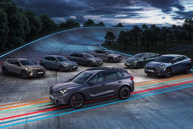Die CUPRA Fahrzeugrange.