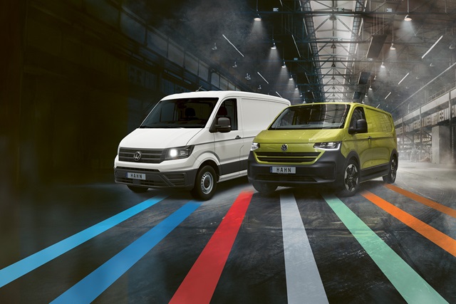 VW Crafter und VW Transporter