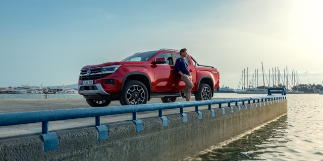 Der neue VW Amarok in rot