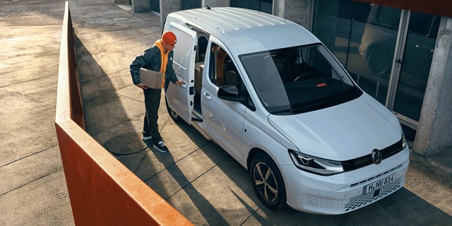 Hahn VW Caddy Cargo Weiss