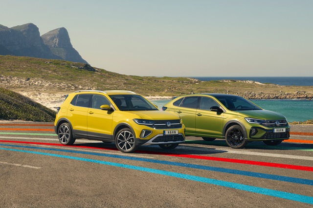 VW T-Cross und VW Taigo in der Seitenansicht