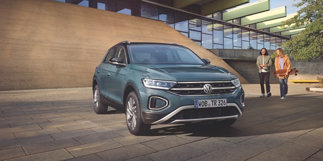 VW T-Roc Style Frontansicht blau