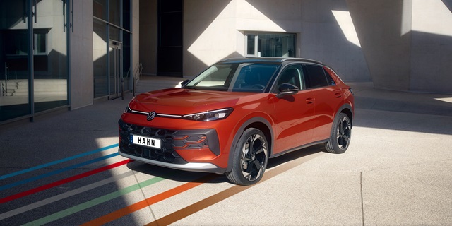 Der neue T-Roc von Volkswagen in rot
