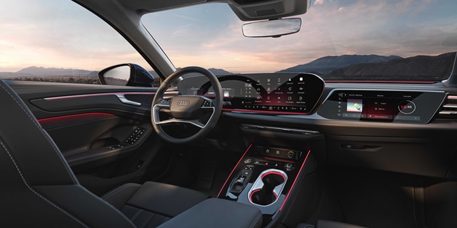 Das Interieur des neuen Audi A6.