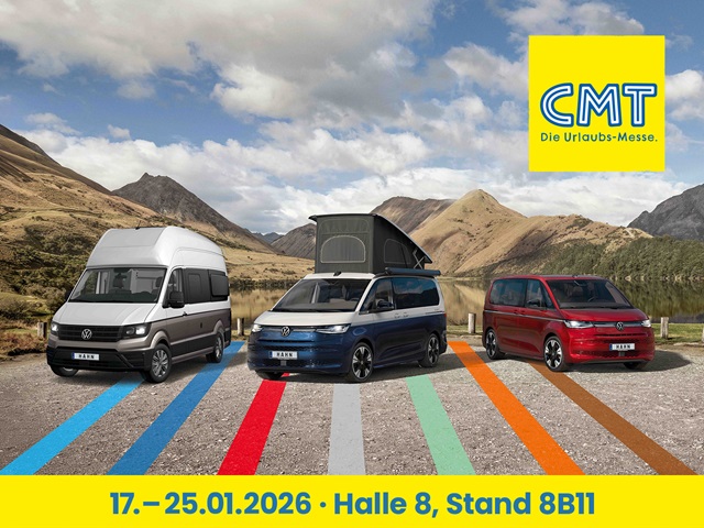 Messe CMT 2026 mit der Hahn Camper World