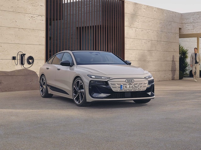 Der Audi A6 Sportback e-tron in Frontansicht