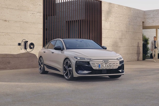 Der Audi A6 Sportback e-tron in Frontansicht
