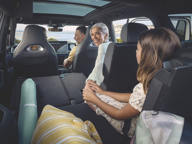 Variabler Innenraum des Volkswagen Tayron