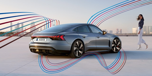 Audi eSprint - Elektromodell-Lagerwagen