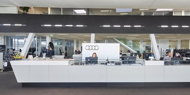 Audi Kundenempfang