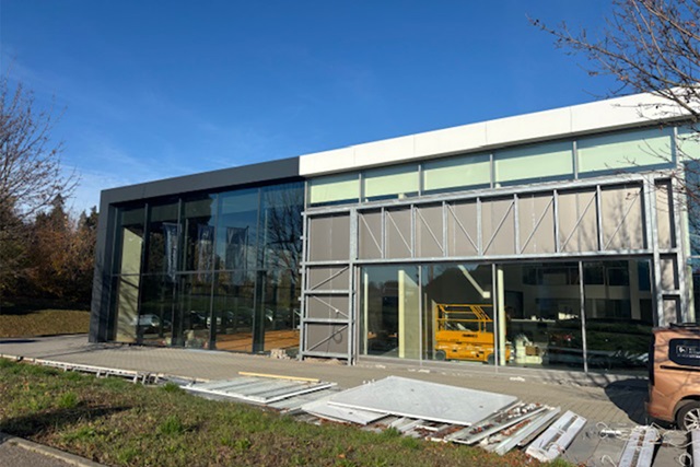 Umbau für die Neueröffnung des SEAT und CUPRA Standorts in Kornwestheim