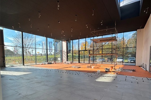 Umbau für die Neueröffnung des SEAT und CUPRA Standorts in Kornwestheim