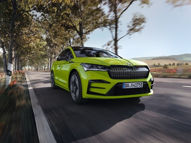 Skoda Enyaq Coupe RS iV Frontansicht