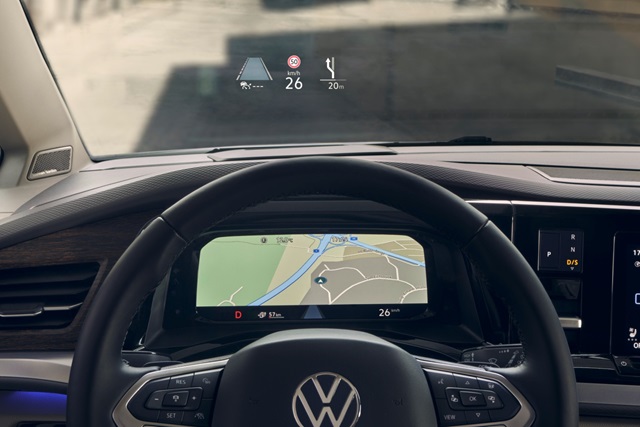 VW Multivan Head-up-Display