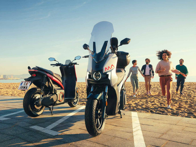 Seat Mo eScooter125 parkend