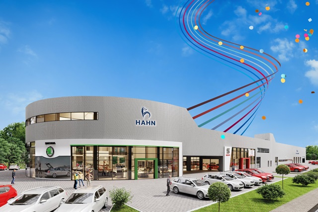 Die neue SEAT, CUPRA & Škoda Niederlassung von Hahn Automobile in der Kelterstraße in Pforzheim.