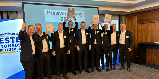 Hahn Gruppe mehrfach als bester Autohaus-Arbeitgeber ausgezeichnet.