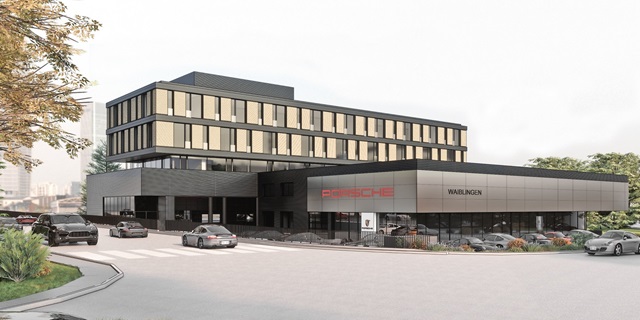 Hahn Gruppe baut neues Porsche Approved & Service Zentrum in Waiblingen