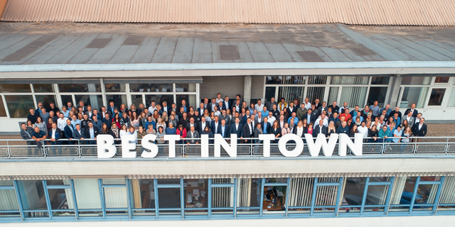 Hahn Gruppe BEST IN TOWN Firmensitz Hauptverwaltung Fellbach