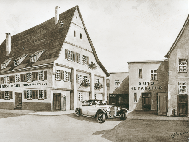 Hahn Historie: 1919 – Gründung der Hahn Werkstatt.