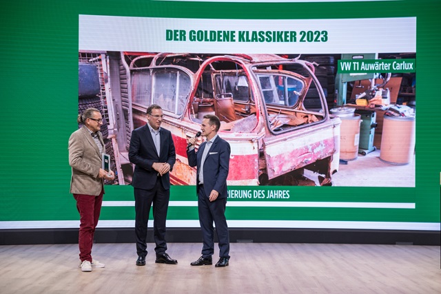 Goldener Klassiker für Hahn Auwaerter Carlux Bus