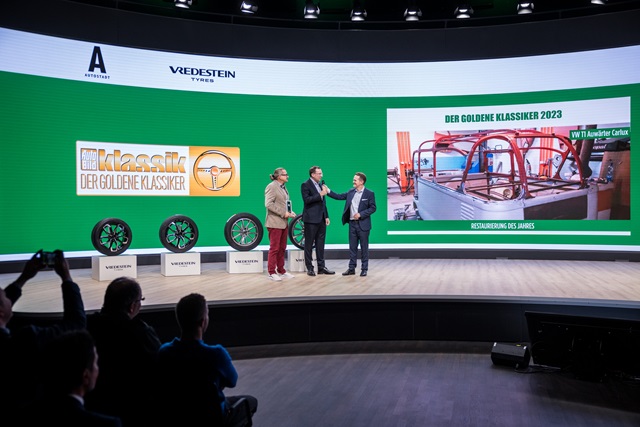 Goldener Klassiker für Hahn Auwaerter Carlux Bus