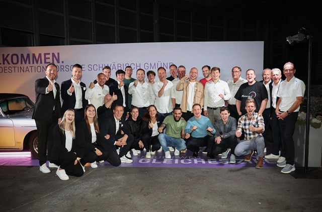 Team des Porsche Zentrum Schwäbisch Gmünd